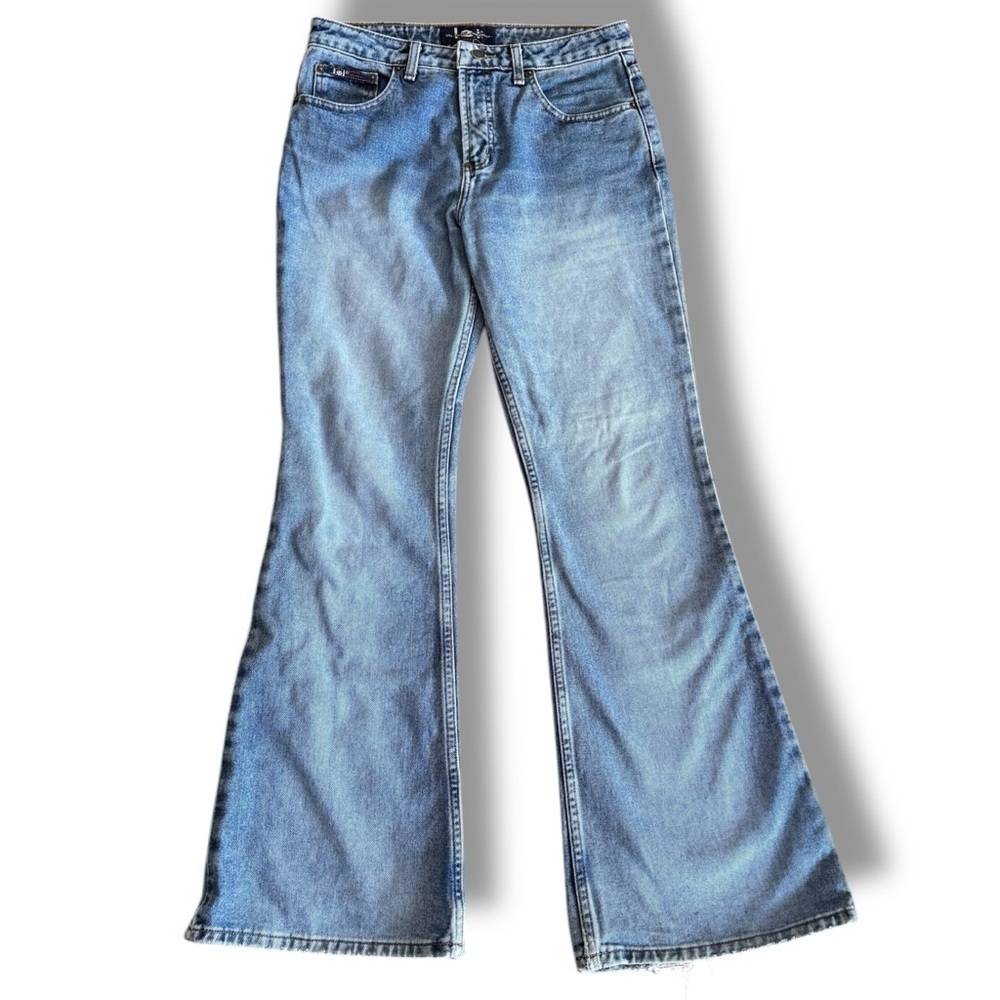lei Light Blue Flare Jeans - Wide Leg